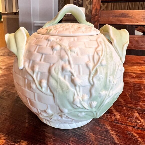 Vintage Ceramic Lilly of the Valley Trinket Dish - Picture 5 of 12